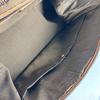FENDI vintage Zucca logo Box-shaped bag Hand Bag Canvas/Leather Brown