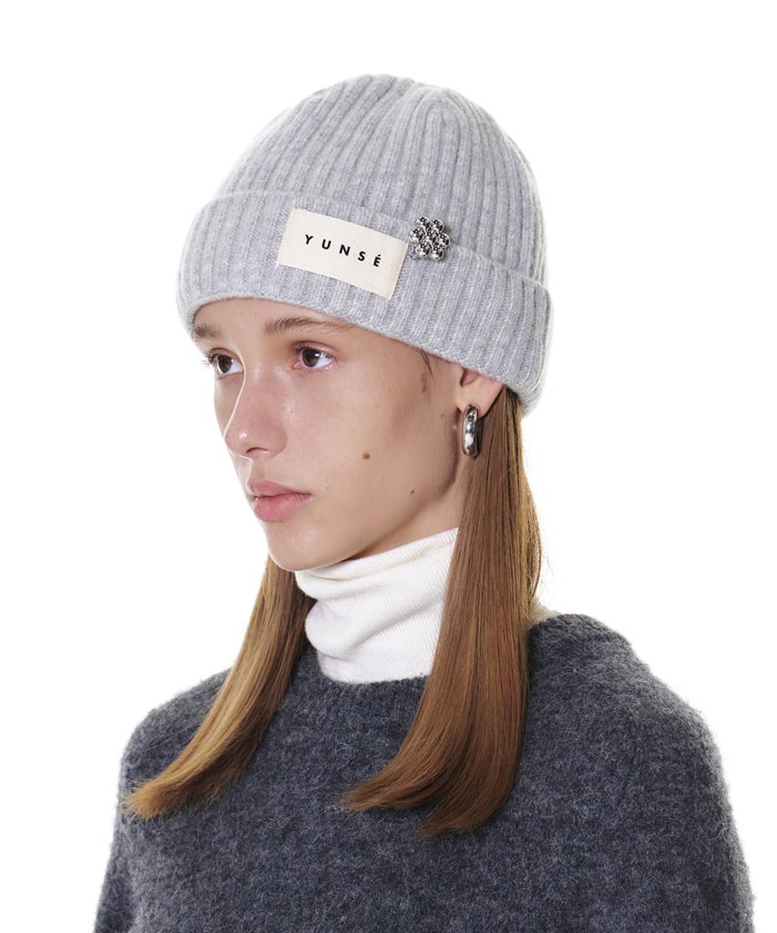 Yunse Yuka Beanie (Light Gray)