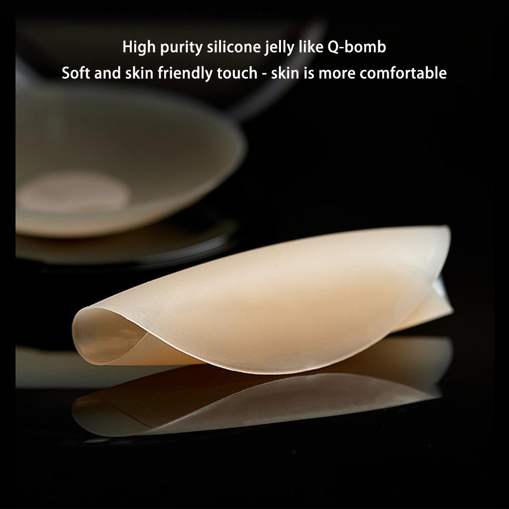 Reusable Invisible Lifting Up Cover Self-Adhesive Breast Petals Skin Color Chest Pad Mat Stickers Lingerie