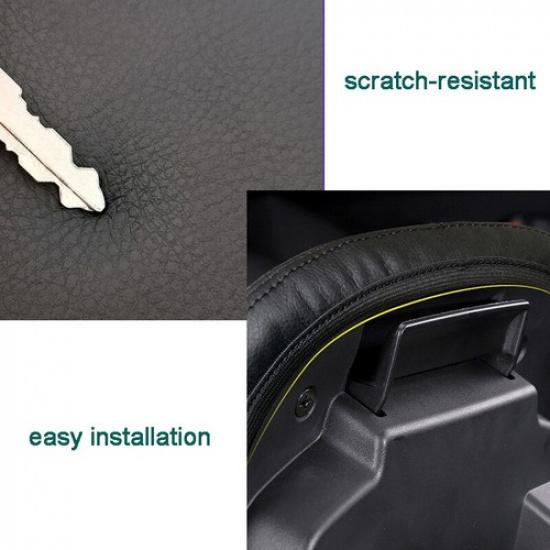 For  Mazda CX-30 Car Armrest Box Black Leather Pad Cover Original Size