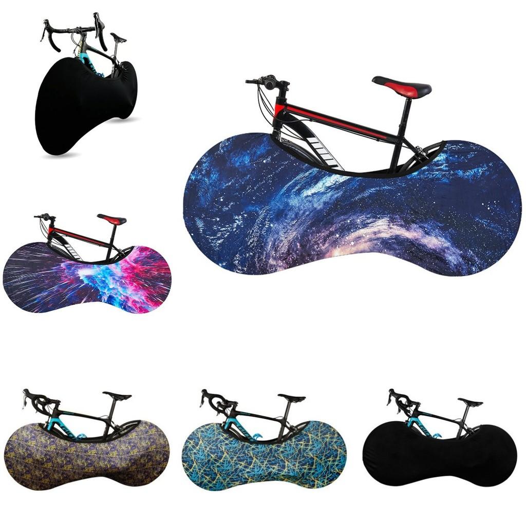 Bike Elastic Anti Dust Cover Indoor Bicycle Storage Bag Garage Wheel Chain Cover