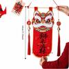 Knitted Hanging Ornament Red Color Wall Hanging Decoration  Chinese New Year