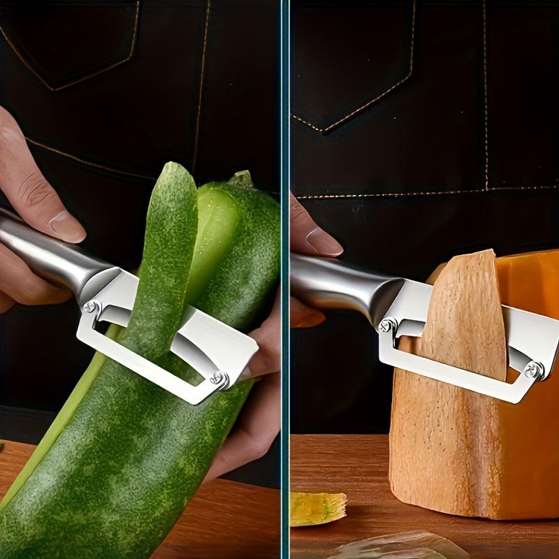 Stainless Steel Peeler, Kitchen Vegetable Peeler for Home Use, Thickened Peeler for Lettuce, Pumpkin, and Vegetable Peeling