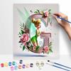 Disney Tinker Bell letter G digital oil painting art kit DIY handmade home decoration gift