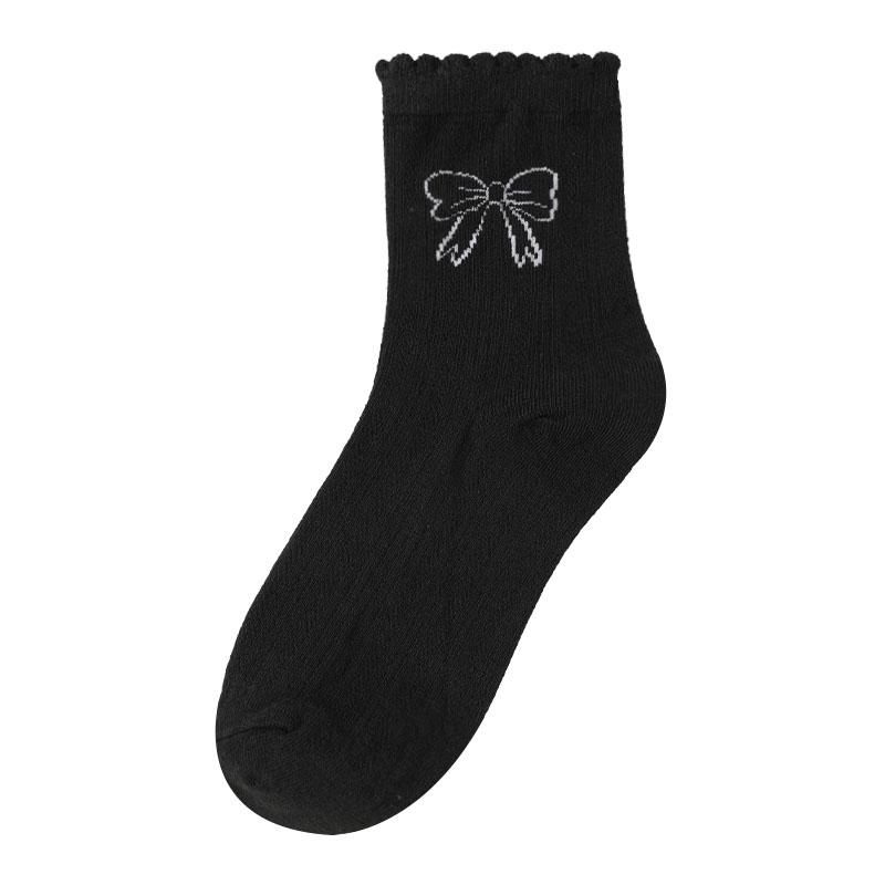 Damen Schleife Netz Socken Sommer Dünn Atmungsaktiv Süß Koreanisch Ins Ballettstil Socken