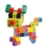 Educational Creative Magic Cubes: 2cm Interlocking Building Blocks - 100-Piece Set for Children