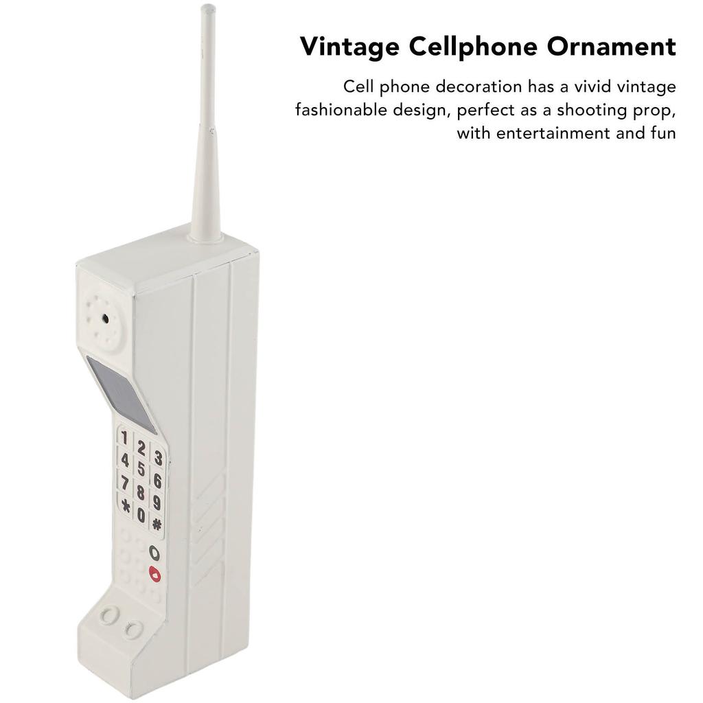 Modelo de Celular Retrô Modelo de Celular à Moda Antiga Ornamento Simulação Vintage Adereços Fotográficos para Casa Palco