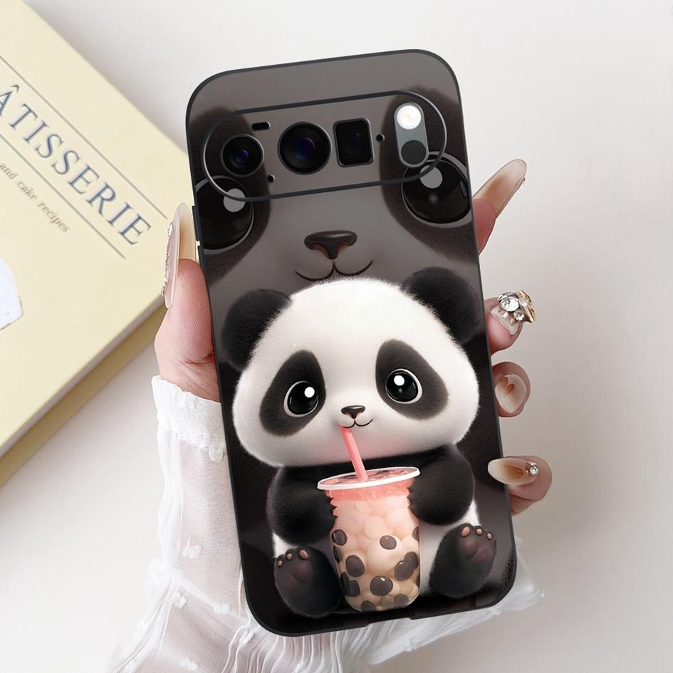 For Google Pixel 10 Case Pixel 10 Pro Cover Cute Rabbit Panda Cat Soft Silicone Matte Phone Cases For Google Pixel10 Pro XL Etui