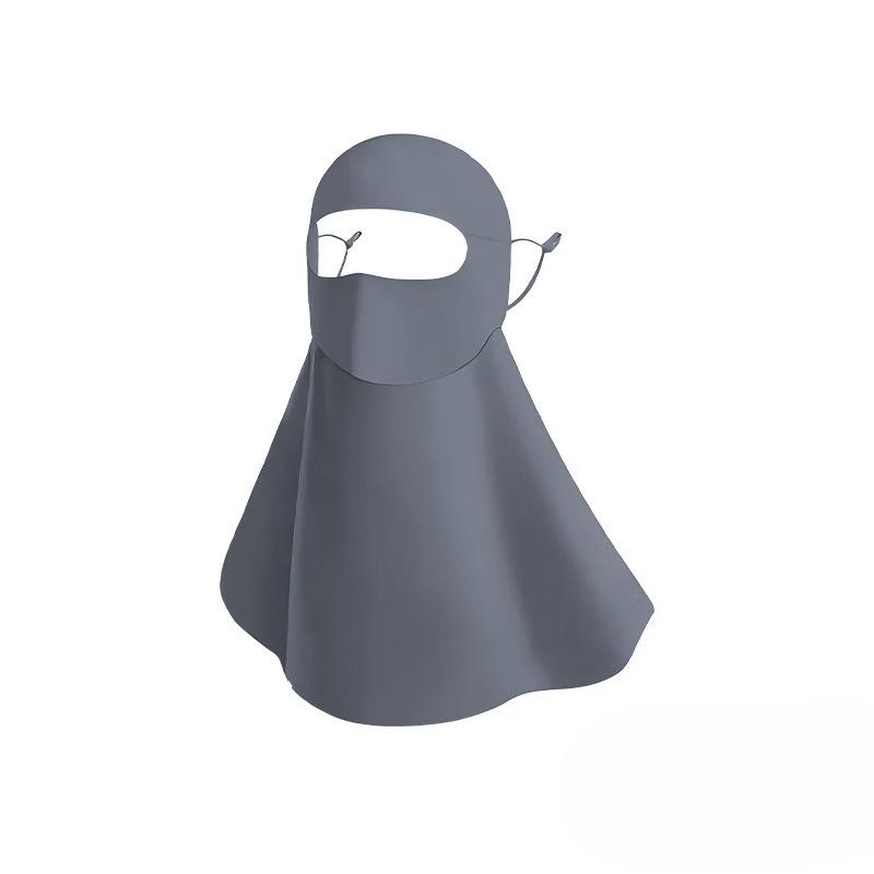 

Drinking Water, Sun Protection Mask, Face Gini Long Neck Protection Integrated Women S Full Face Protective Breathable Mask