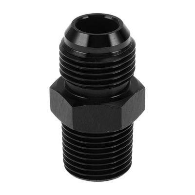 A ABSOPRO Female Flare Reducer Hose Fitting Adapter TF AN10 1/2 NPT Fuel Line Connector Aluminum Black