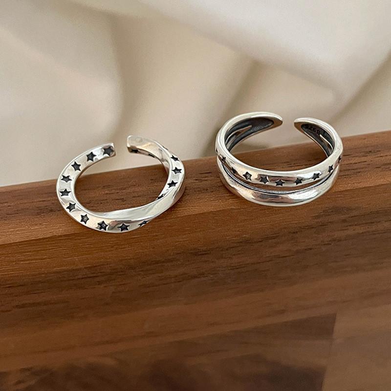 Mobius Star Fashionforward Doodle Ring For Women In Adjustable Copper Ideal For Chic Layered Accessories