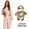 K Collection Sloth 3D 750ml Hot Water Bottle And Cover