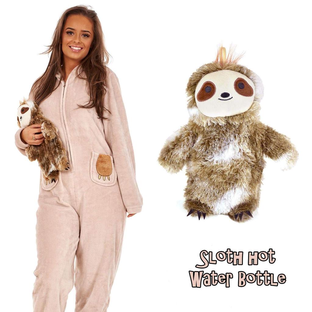 K Collection Sloth 3D 750ml Hot Water Bottle And Cover