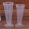 2Pcs/Set Measuring Cup Transparent Plastic Cone Reusable Kitchen Measuring Tool