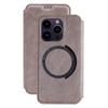 For iPhone 15 Anti-Scratch PU+TPU Matte Case Compatible with MagSafe Wallet Phone Cover