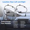 Rear Wheel Speed ABS Sensor Left and Right fit for Chevy Cruze 11-15, 2pcs | for 2011 2012 2013 2014 2015 Chevy Cruze Volt, 14-16 Cadillac ELR, 12-17
