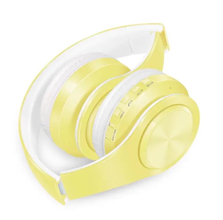 

Refleshing Macaron Stereo Headset Bluetooth Earphone Headphone Wireless Handsfree Universal for Smart Device Mobile TV PC Tablet