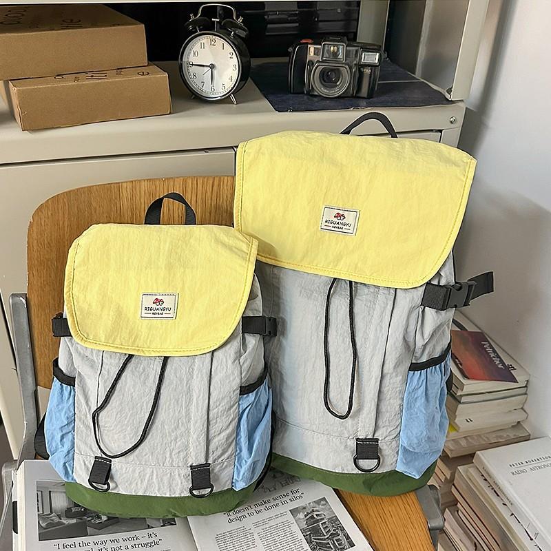 Schoolbag Light Hiking Hiking Bag Outdoor Sports Travel Bag Contrasting Color Design Commuter Backpack Leisure Travel Backpack