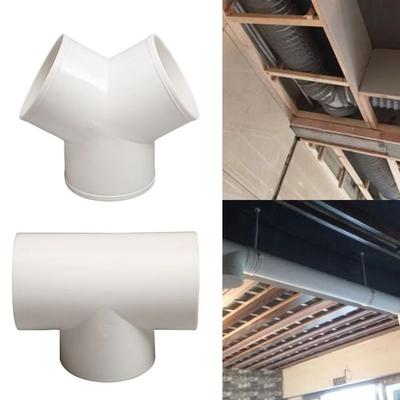Connettore Tubo di Scarico Ispessito Adattatore Tubo Rotondo in PP Raccordi Tubo di Scarico in PVC Lavastoviglie