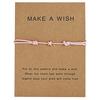 Exquisite Adjustable Wax Rope Bracelet for Wish Card Star Charm Bracelets Decor