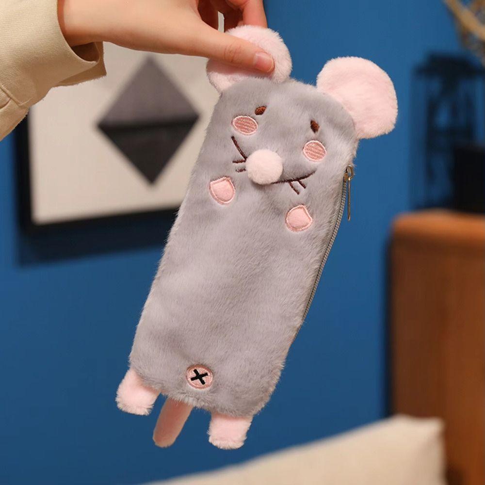 Soft-Touch Blumenast Ratte Federmäppchen Tragbare Schreibwaren Tasche Bürobedarf