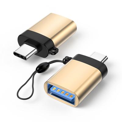 Adaptador USB a Tipo-c 3.0 Adaptador OTG Adaptador para teléfono móvil Cuerda