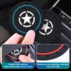 For Jeep 2Pcs PVC Silicone Car Coaster Water Cup Bottle Holder Mat Anti-slip Pad Coaster Cherokee Wrangler JK Gladiator Compass AJV1