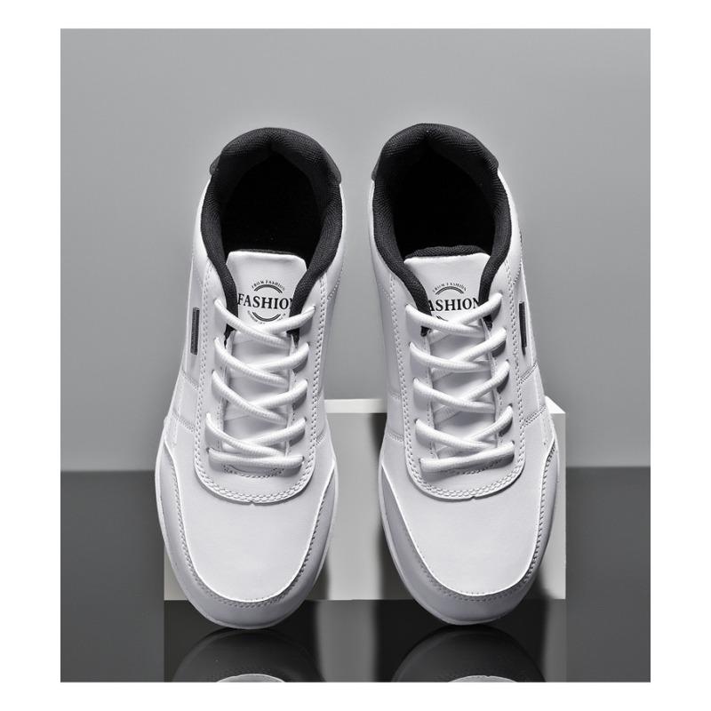 Herren PU-Leder Freizeitschuhe Schnürschuhe Weiche Sohle Rutschfeste Sneakers Outdoor Leicht Langlebig Wandern Laufen Casuals für Herren Übergröße