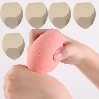 Große Make-up-Schwämme Foundation Puffs 5 Stück Nass Trocken Doppelte Anwendung Weiche Make-up Foundation Schwamm Puffs Make-up Blender Kosmetikwerkzeug