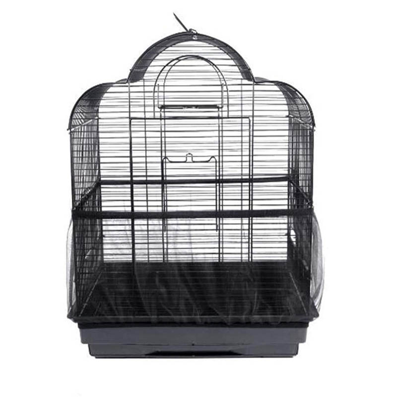 Birdcage Cover Nylon Mesh Bird Parrot Cover Dust Blocking Breathable Fabric Mesh Protective Hood Easy Cleaning Cage Accessories