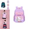 Adorable Oxford Cloth Kids Backpack Large Capacity School Bag For Grades 1-6