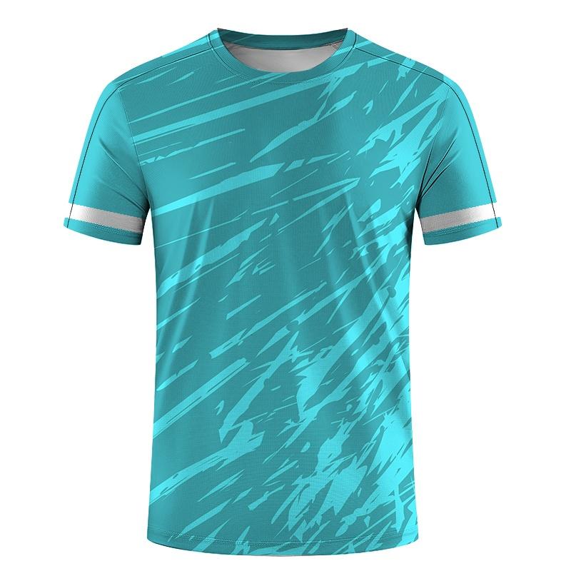 Colorful Geometric Splicing Pattern T Shirt For Men Sport 3D Printed XXS