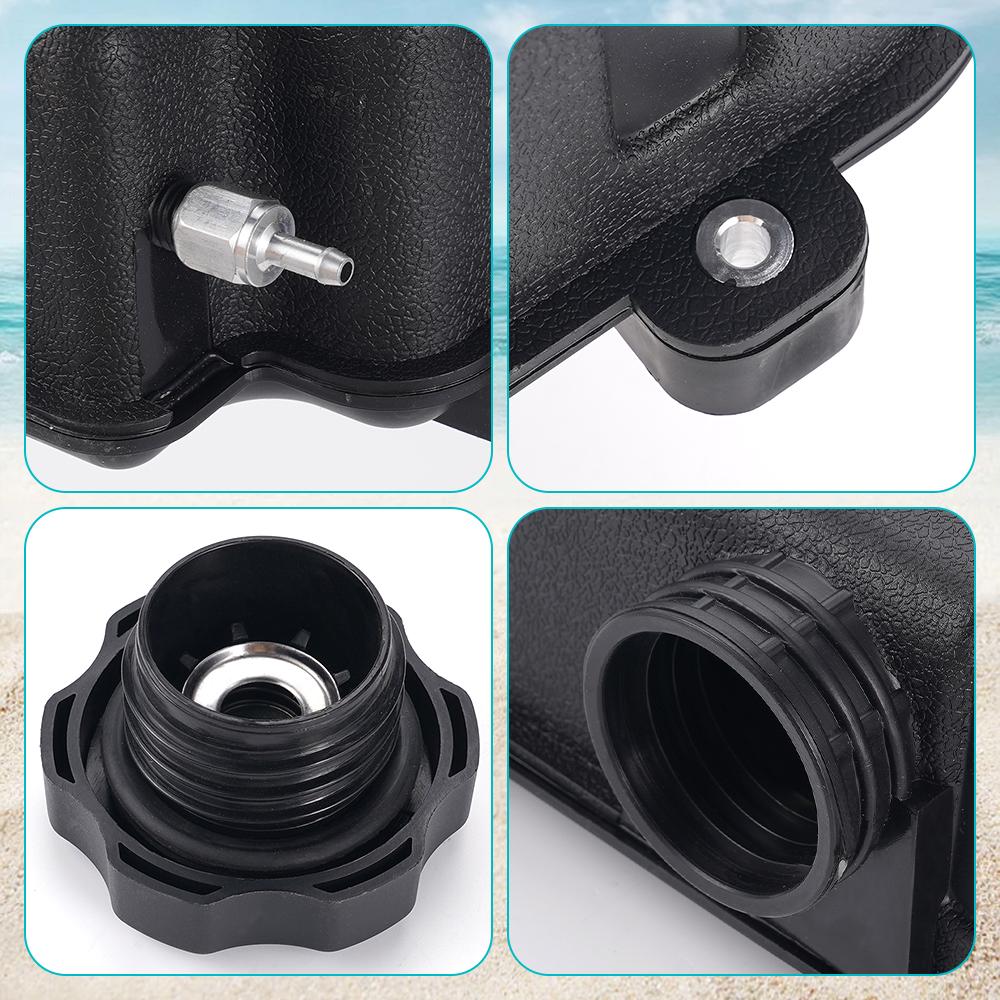 5L/8L Visueller Verdickter Kraftstofftank Auslaufsicher Antistatisch Technischer Kunststoff Kraftstoffstandskala, für Wohnmobile/Autos/Boote/Standheizung