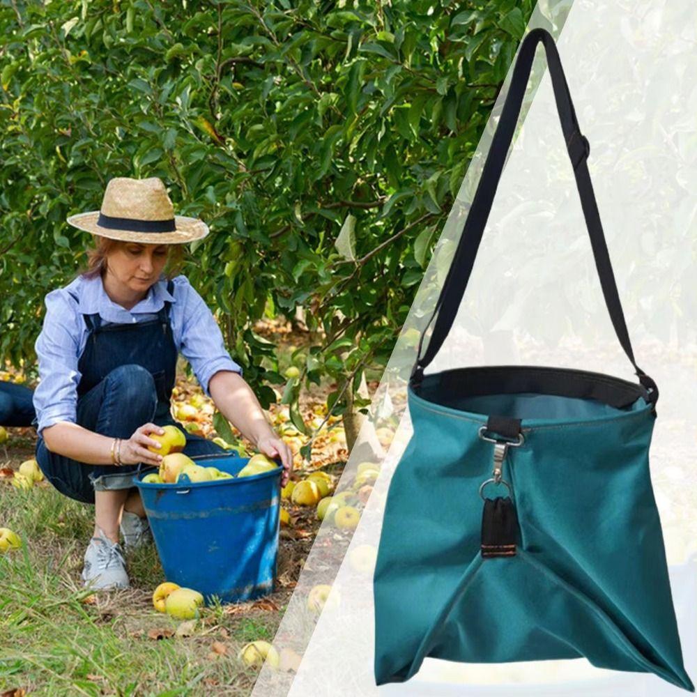 Tear Resistance Fruits Gathering Pouch Adjustable Strap Harvest Picking Bag  Harvest