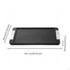 decorative Tray with Handles Rectangular Organizer for Coffee Table, Tabletop, Entryway Solid