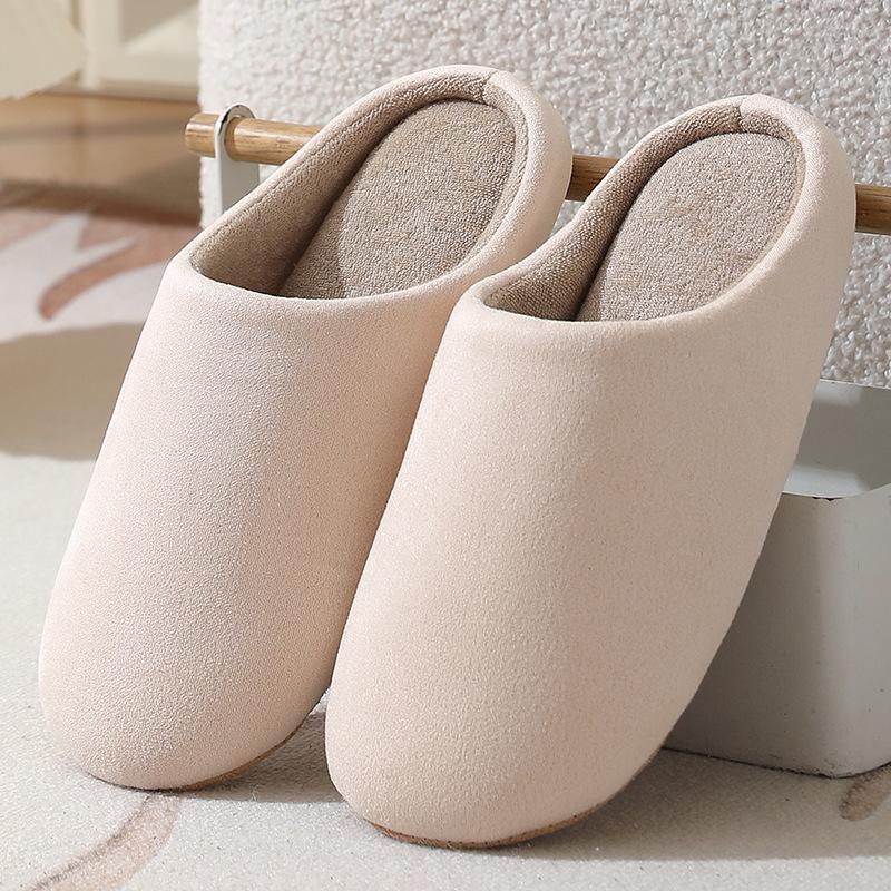 Slippers Women Winter Unisex Home Slippers Soft Warm Plush Indoor Flat Slides Non-slip Coples Men Bedroom Light Slience Shoes