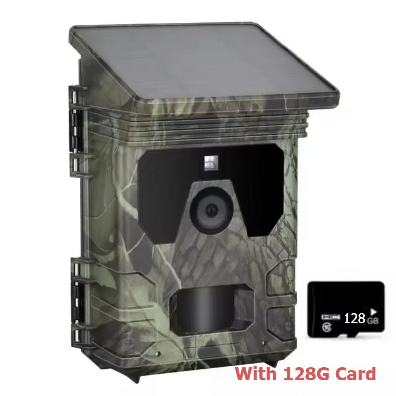 LS VISION Solar Wildlife 50MP 4K Video Trail Camera Night Vision 0.3s Motion Activated Waterproof Garden Camera Outdoor Hunting Monitoring