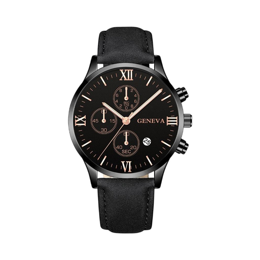 Pánské kožené hodinky s obchodním módním řemínkem jako dárek