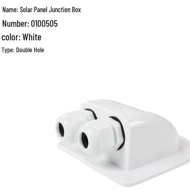 Durable RV Roof Solar Wiring Junction Box - Sealed Photovoltaic Cover Plate