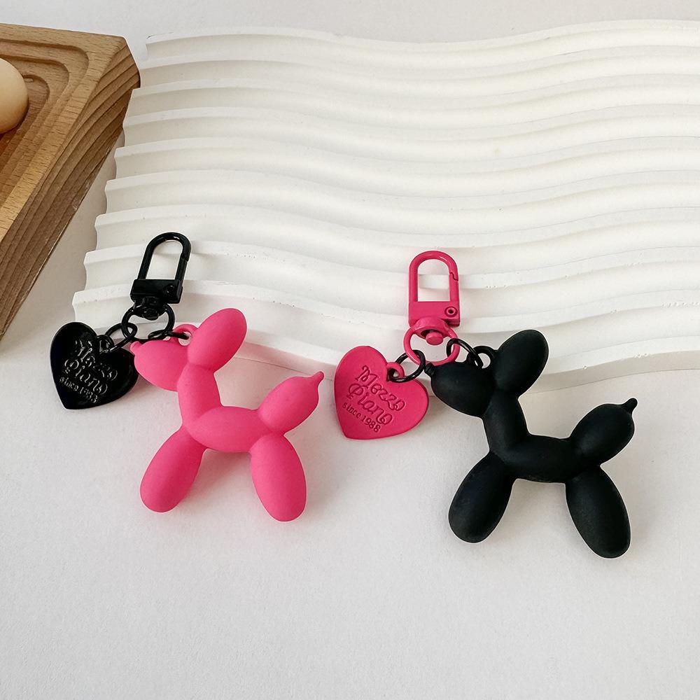 Ins Stil Liebe Ballon Hund Schlüsselanhänger Paar Schlüsselanhänger DIY Tasche Anhänger Dunkel Cooles Mädchen Anhänger