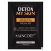 Mancode Detox My Skin Facial Kit For Men | 6-Step Skincare For Instant Glow | Improves Skin Texture & Tone | Suitable For All Skin Types - 58G