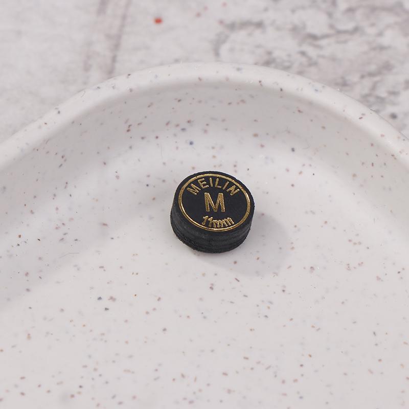 1Pc 11/12Mm Multi-Ply Heads Black Gold Professional Fancy Nine-Ball Cue Head Snooker Billiard Heads Hard Soft Heads