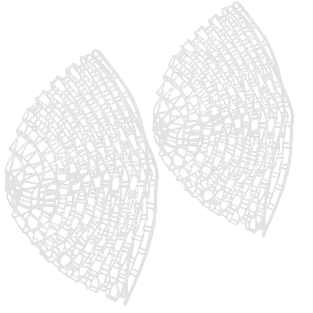 Fly Fishing Landing Net Soft Rubber Mesh Trout Bass Fishing Catch and Release Net