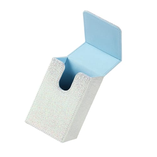 Liuselly Storage Pouch, Sun & Moon Tarot Card Storage Box, PU Leather Tarot Card Storage Case, Portable Card Container, Game Deck Holder, Durable