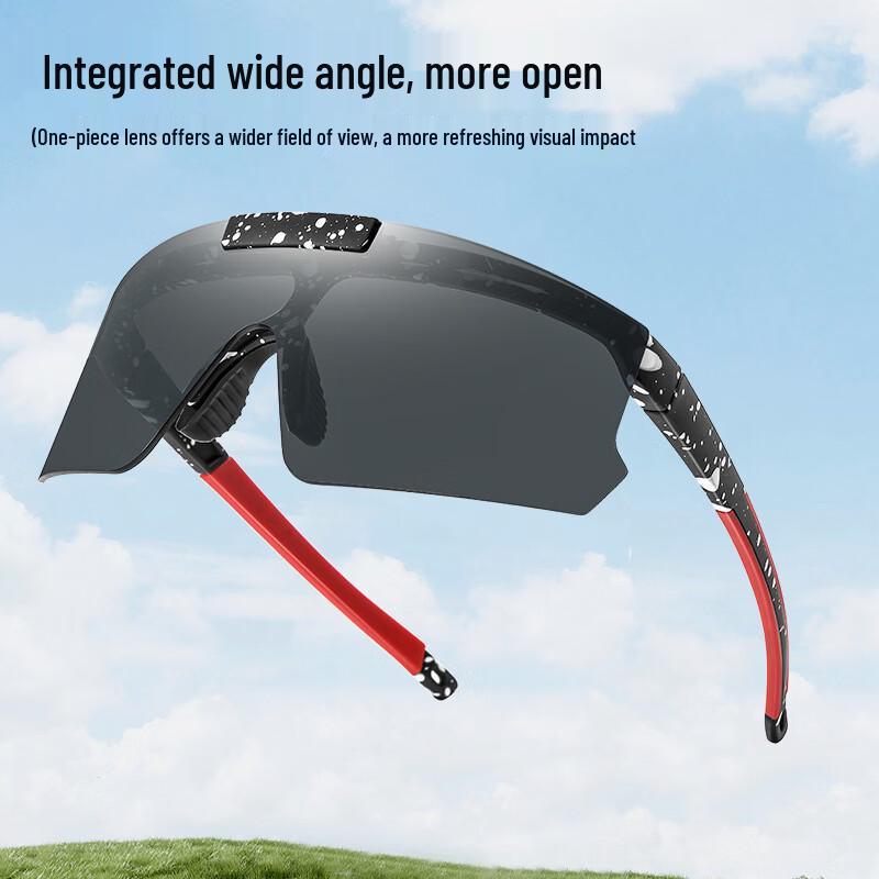 Li Shi Cycling Photochromic Flip-Up Sports Sunglasses