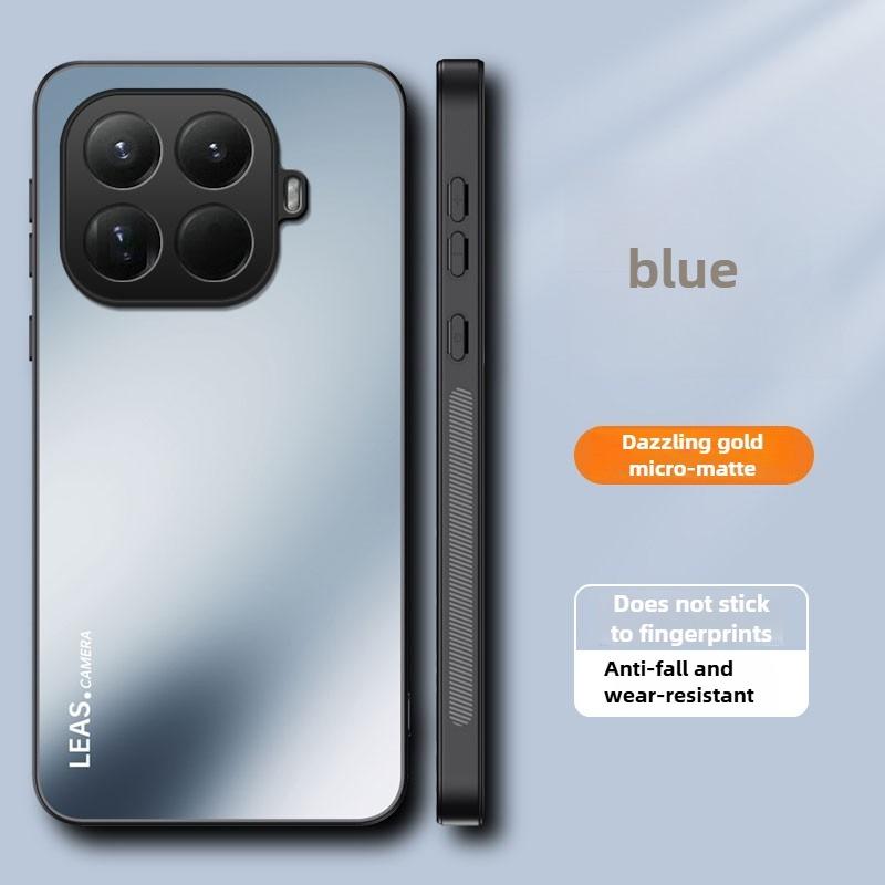Custodia in Vetro Satinato AG per Xiaomi 15T 14T Pro Mi15T Poco M7 Pro Cover Protettiva Opaca per Fotocamera per Xiaomi 17 Pro Max 17Pro Coque
