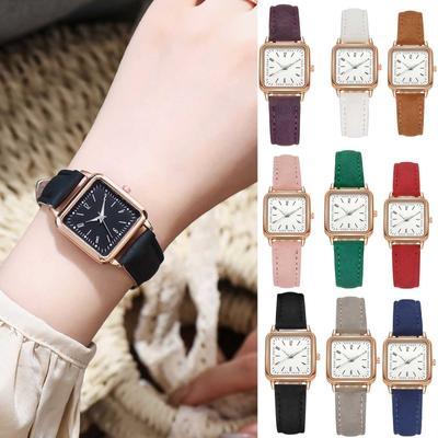 Orologi da donna di design di lusso Orologio da polso luminoso in pelle con carica manuale