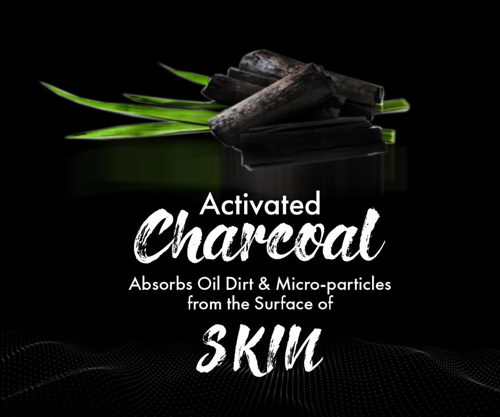 UrbanGabru Charcoal Face Wash For Men Deep Pore Cleansing Daily Cleanser For Clear Looking Skin 120 Gm Pack Of 1