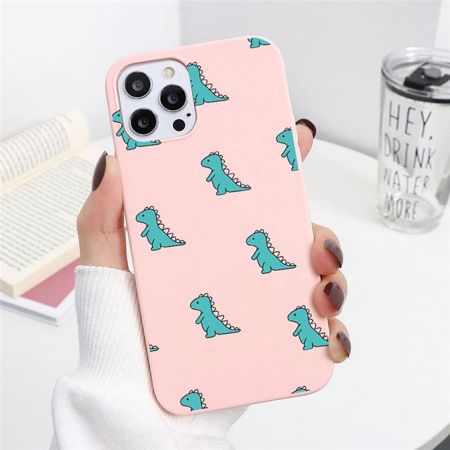 

Мягкий чехол для телефона из ТПУ для Iphone 12 13 11 14 Pro X Xs Max Mini Xr Se 2022 2020 7 8 6 6s Plus милый противоударный защитный чехол Funda Etui For iPhone 14 ProMax