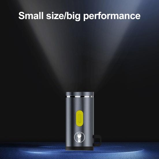 Outdoor Mini Flashlight USB Rechargeable High Lumens Aluminum Alloy Ultra